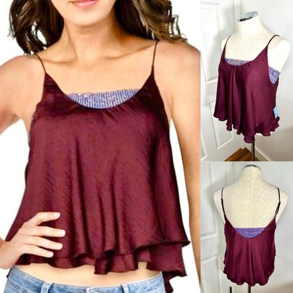 New Free People Sequin Cami - Picture 1 of 6
